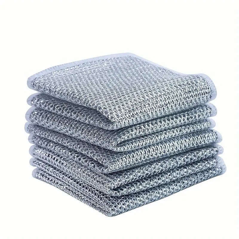 New design good quality dish wash cloth 6pcs thumbnail
