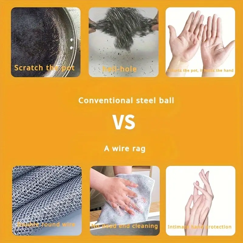 New design good quality dish wash cloth 6pcs thumbnail
