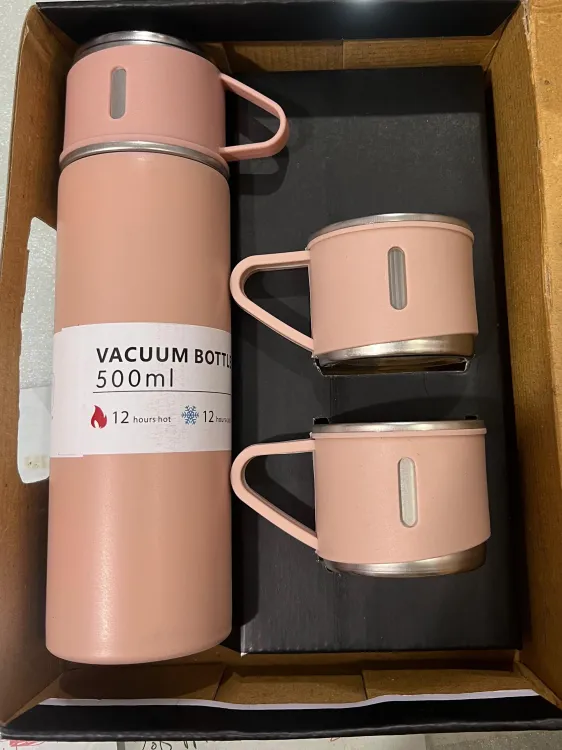 Vacuum flask stainless steel (500 ml flask) (12 hours hot and cold) ( Colour Not Selected )