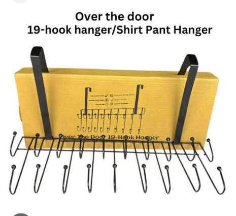 Over The Door 19-Hook Hanger 