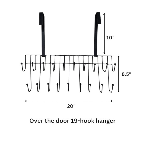 Over The Door 19-Hook Hanger  thumbnail