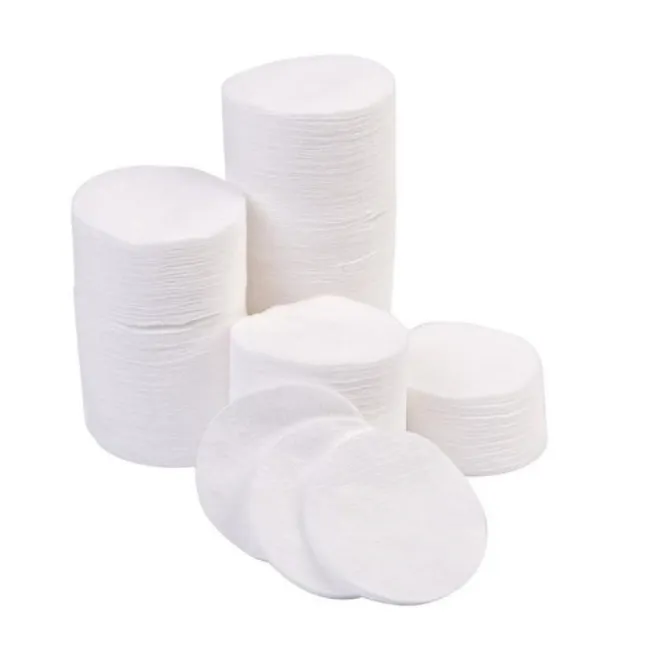 100pcs Round White Makeup Remover Cotton Pads thumbnail
