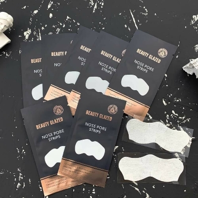 10pcs Beauty Glazed Nose Pore Strips Blackhead Remover 3gm thumbnail