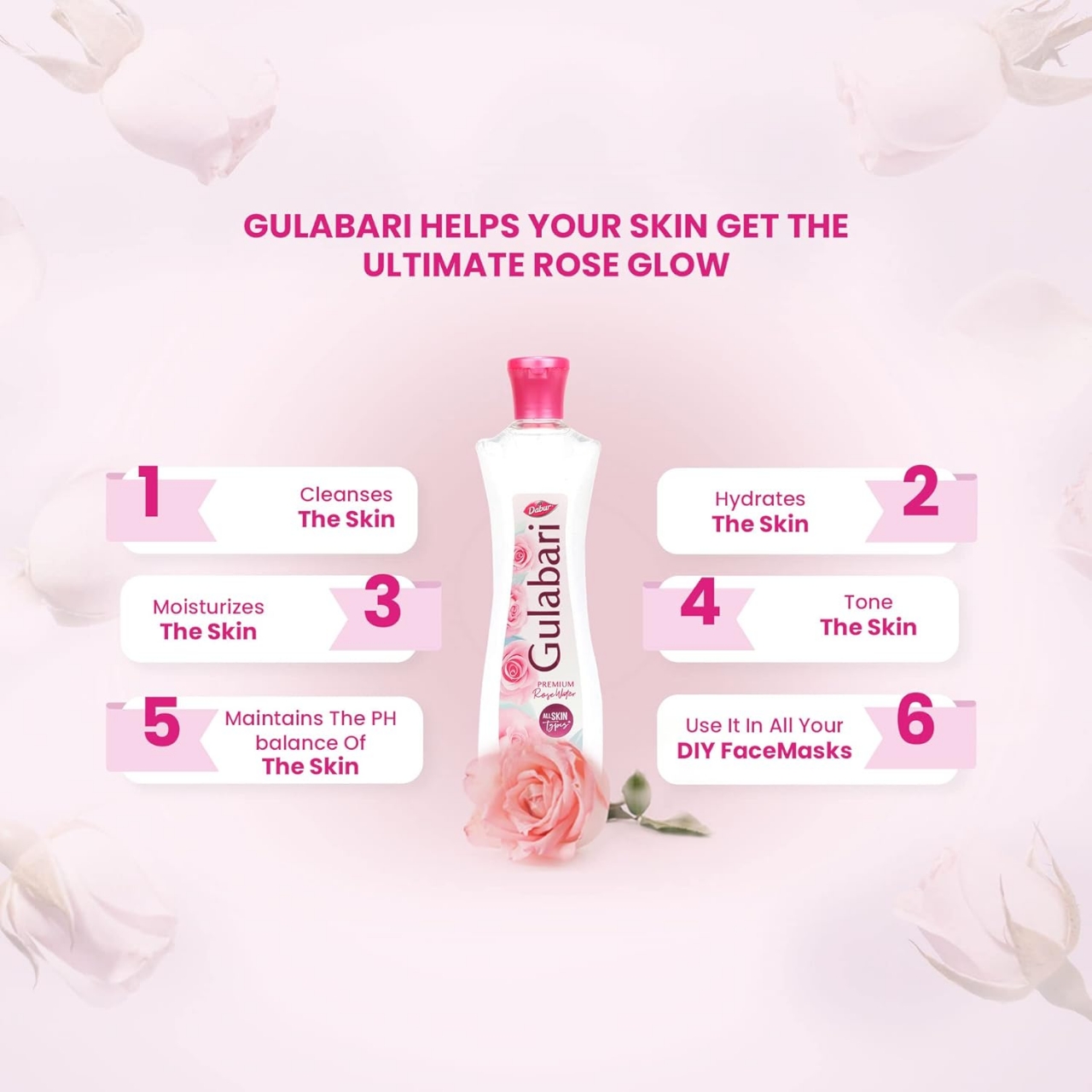 Premium Rose Water 120ml thumbnail