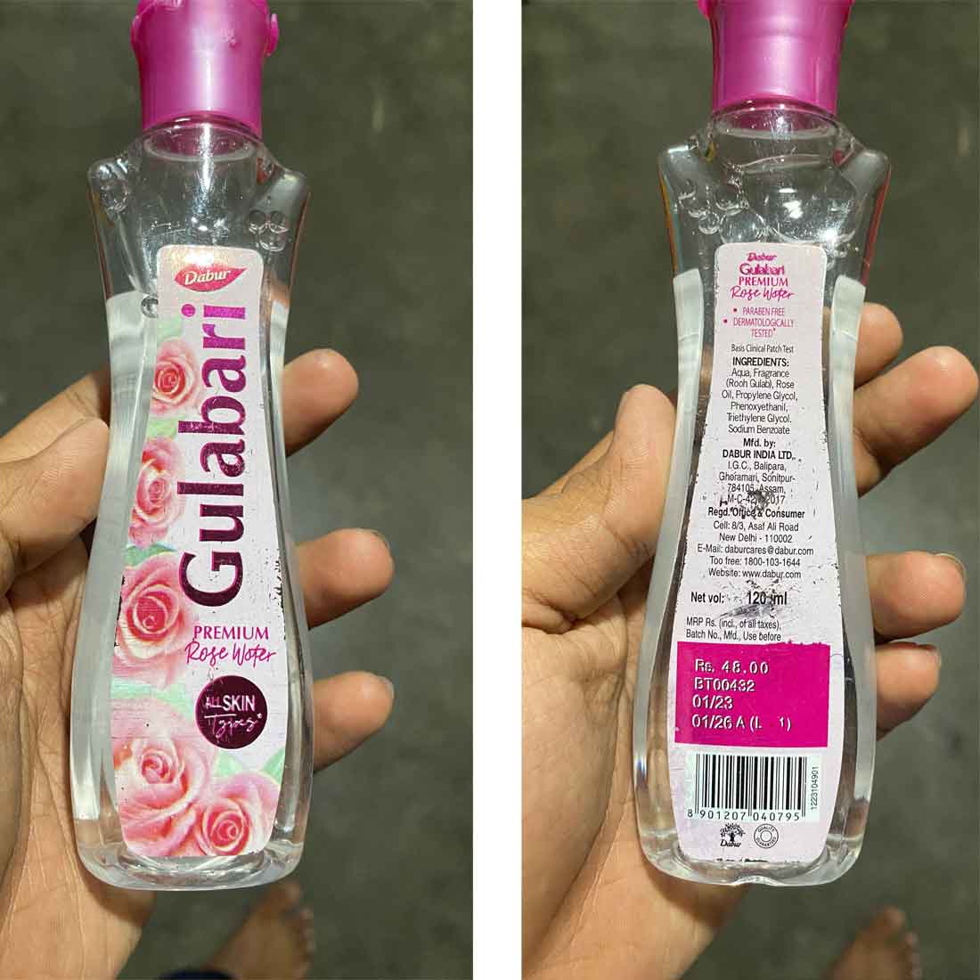 Premium Rose Water 120ml thumbnail