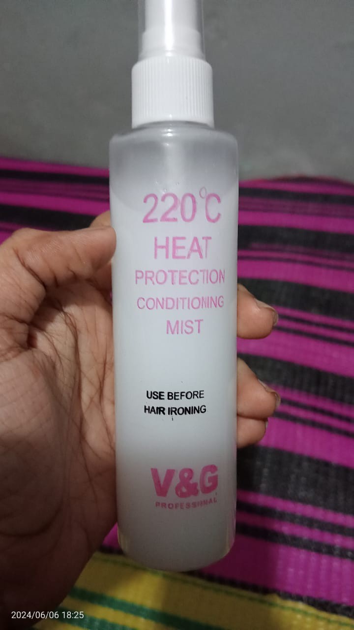 V&G 220°C Heat Protection Conditioning Mist 100ml - Keep Your Hair Protected and Beautiful thumbnail