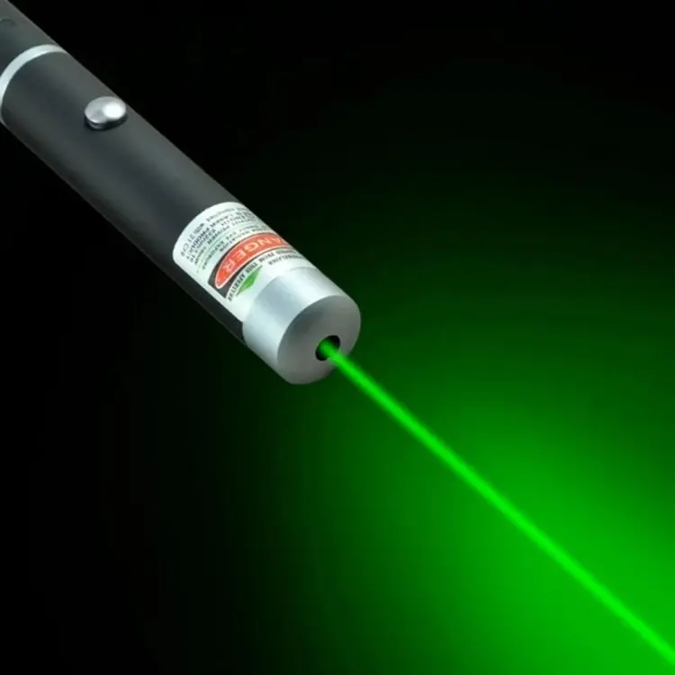 10 Mile 532nm Adjustable Focus Green Laser Pointer Beam Light Pen + Star Cap 5mw thumbnail