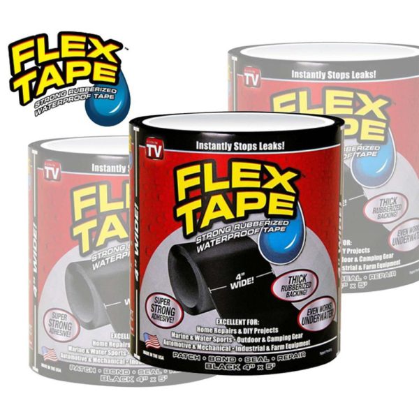Flex Tape Black Rubberized Waterproof Tape  thumbnail