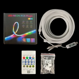 Smart USB flexible LED NEON RGB MAGIC Strip Light (5 m) thumbnail