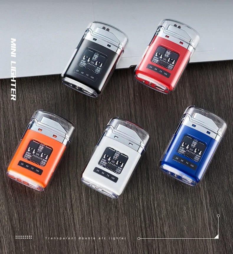 Double Arc Rechargeable Lighter | Fancy Lighter | Rechargable lighter (Multicolour)